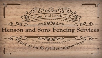 Henson and Sons Fencing Services - Exhibitor at the Essex Property Show